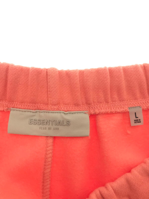 【現状渡し品】【メンズ】 FOG ESSENTIALS フィアオブゴッド SWEAT HALF SHORTS スウェット ハーフパンツ ボトムス 153-260919-na-20-tagh サイズ：L カラー：コーラル 万代Net店