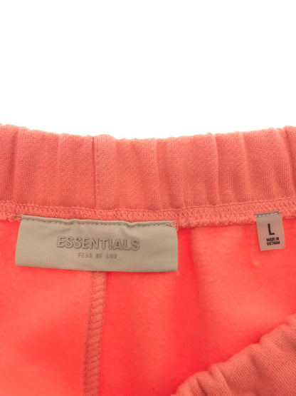 【現状渡し品】【メンズ】 FOG ESSENTIALS フィアオブゴッド SWEAT HALF SHORTS スウェット ハーフパンツ ボトムス 153-260919-na-20-tagh サイズ：L カラー：コーラル 万代Net店