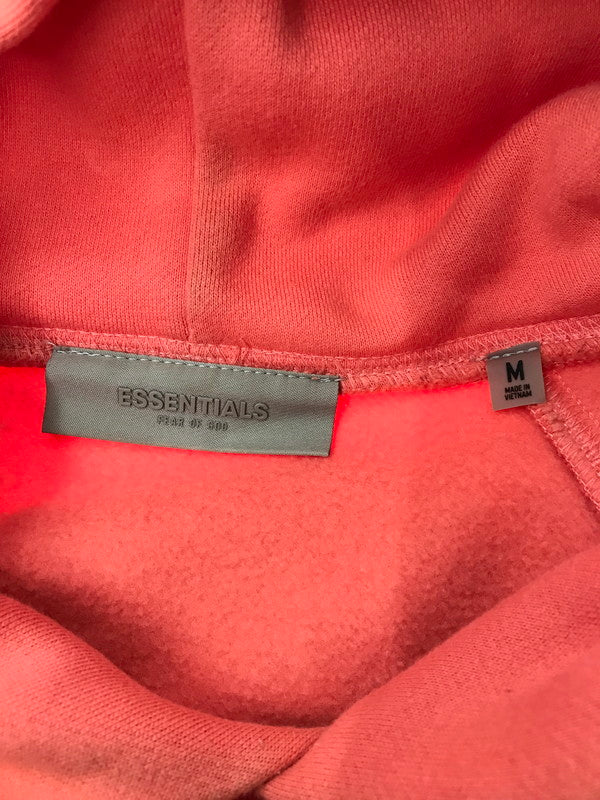 【中古品】【メンズ】 FOG ESSENTIALS フィアオブゴッド エッセンシャルズ FRONT LOGO SWEAT HOODIE フロントロゴ スウェット フーディー パーカー 142-260919-na-17-tagh サイズ：M カラー：コーラル 万代Net店