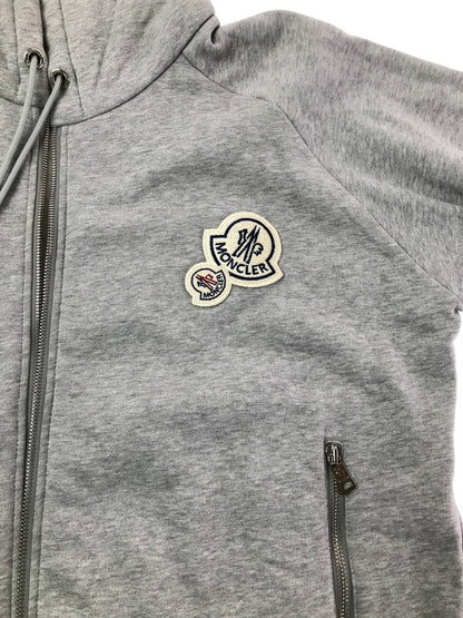 【中古品】【メンズ】 MONCLER モンクレール MAGLIA CARDIGAN D20918401000 80451 マリア カーディガン ジップパーカー 141-260920-na-07-tagh サイズ：XL カラー：グレー 万代Net店