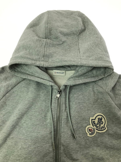 【中古品】【メンズ】 MONCLER モンクレール MAGLIA CARDIGAN D20918401000 80451 マリア カーディガン ジップパーカー 141-260920-na-07-tagh サイズ：XL カラー：グレー 万代Net店