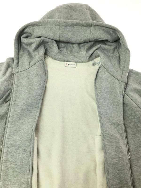 【中古品】【メンズ】 MONCLER モンクレール MAGLIA CARDIGAN D20918401000 80451 マリア カーディガン ジップパーカー 141-260920-na-07-tagh サイズ：XL カラー：グレー 万代Net店