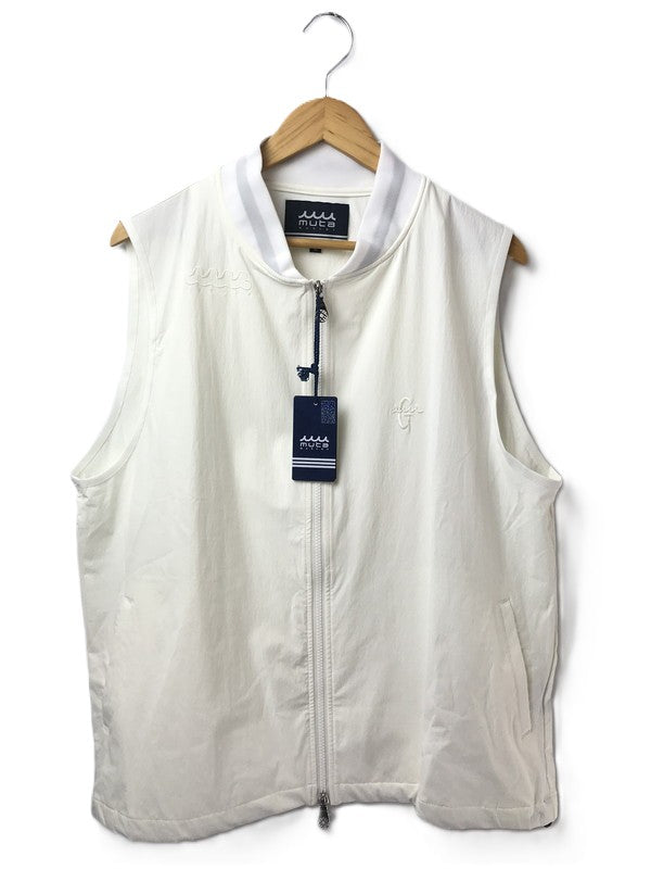 【中古美品】【メンズ】 MUTA MARINE ムータ マリン STRETCH NYLON ZIP VEST MMJC-443218 ストレッチ ナイロン ジップ ベスト 140-260919-na-11-tagh サイズ：8 カラー：ホワイト 万代Net店