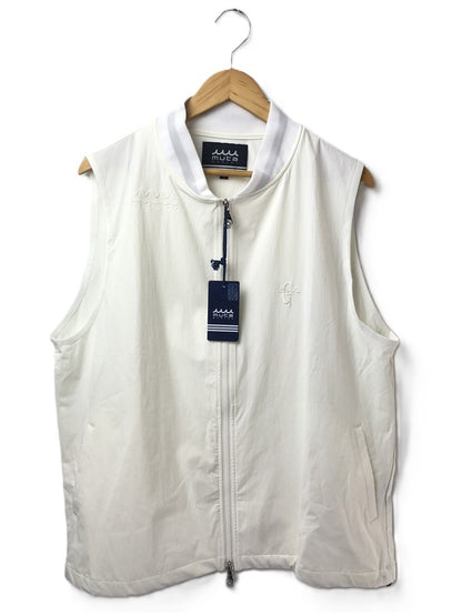 【中古美品】【メンズ】 MUTA MARINE ムータ マリン STRETCH NYLON ZIP VEST MMJC-443218 ストレッチ ナイロン ジップ ベスト 140-260919-na-11-tagh サイズ：8 カラー：ホワイト 万代Net店