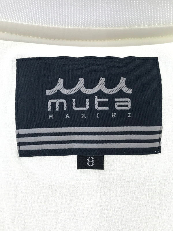 【中古美品】【メンズ】 MUTA MARINE ムータ マリン STRETCH NYLON ZIP VEST MMJC-443218 ストレッチ ナイロン ジップ ベスト 140-260919-na-11-tagh サイズ：8 カラー：ホワイト 万代Net店