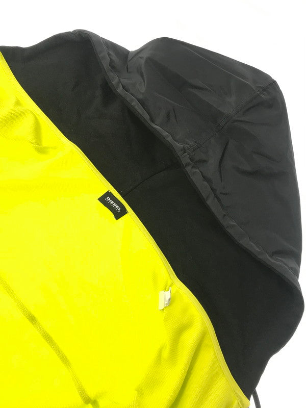 【中古品】【メンズ】 DIESEL ディーゼル BMOWT-BRANDON-Z フルジップ パーカー 141-260921-na-01-tagh サイズ：XXL カラー：イエロー 万代Net店