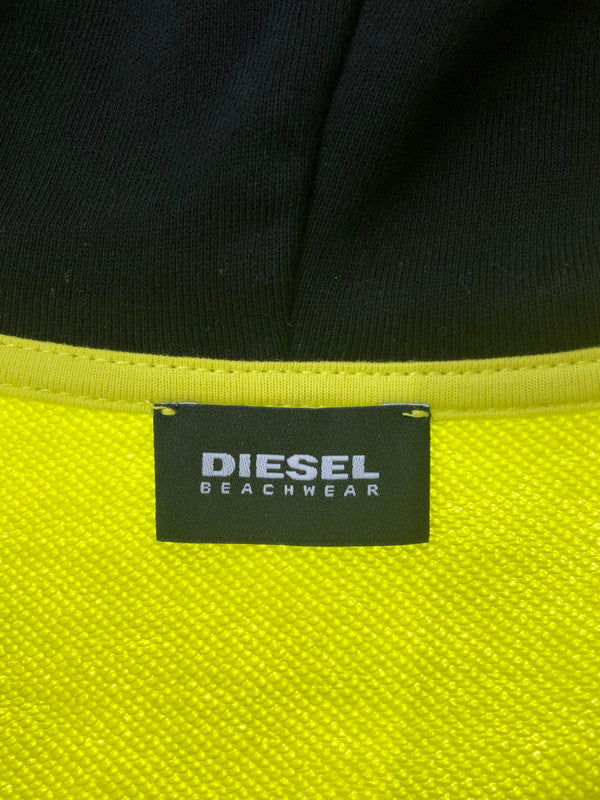 【中古品】【メンズ】 DIESEL ディーゼル BMOWT-BRANDON-Z フルジップ パーカー 141-260921-na-01-tagh サイズ：XXL カラー：イエロー 万代Net店