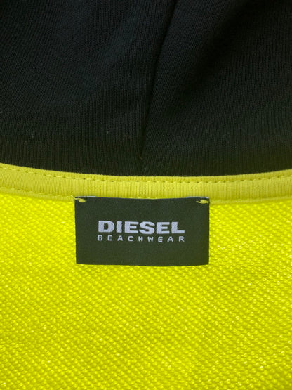 【中古品】【メンズ】 DIESEL ディーゼル BMOWT-BRANDON-Z フルジップ パーカー 141-260921-na-01-tagh サイズ：XXL カラー：イエロー 万代Net店