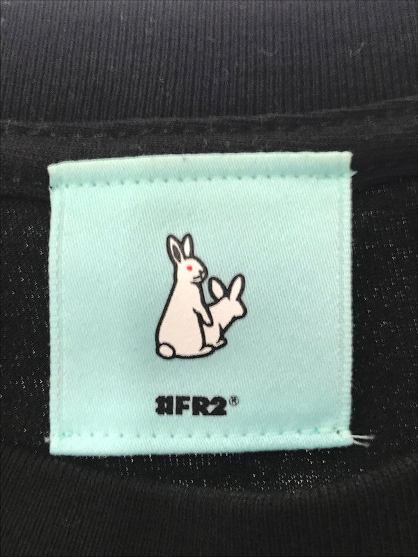 【中古品】【メンズ】 FR2 エフアールツー RABBIT ICE CREAM T-SHIRT ラビット アイスクリーム Tシャツ 半袖Tシャツ 142-260919-na-02-tagh サイズ：L カラー：ブラック 万代Net店