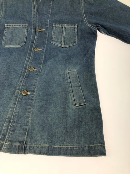 【中古品】【メンズ】 GRAND GLOBAL グランドグローバル OKAYAMA DENIM JACKET 岡山 デニムジャケット ライトアウター 145-261001-na-25-tagh サイズ：40 カラー：インディゴ 万代Net店