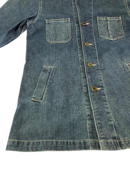 【中古品】【メンズ】 GRAND GLOBAL グランドグローバル OKAYAMA DENIM JACKET 岡山 デニムジャケット ライトアウター 145-261001-na-25-tagh サイズ：40 カラー：インディゴ 万代Net店