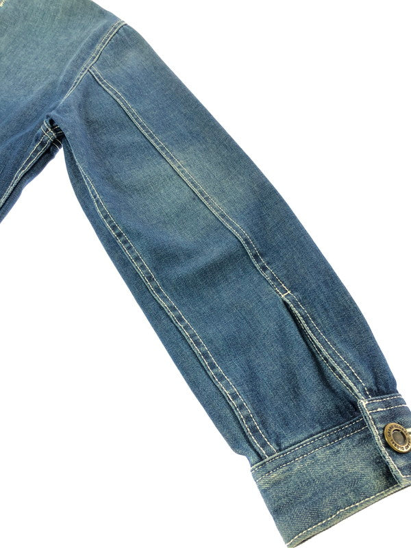 【中古品】【メンズ】 GRAND GLOBAL グランドグローバル OKAYAMA DENIM JACKET 岡山 デニムジャケット ライトアウター 145-261001-na-25-tagh サイズ：40 カラー：インディゴ 万代Net店