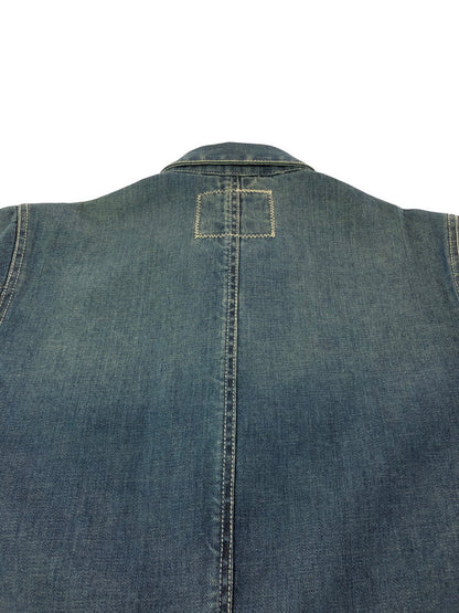 【中古品】【メンズ】 GRAND GLOBAL グランドグローバル OKAYAMA DENIM JACKET 岡山 デニムジャケット ライトアウター 145-261001-na-25-tagh サイズ：40 カラー：インディゴ 万代Net店
