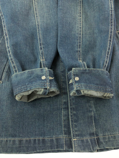 【中古品】【メンズ】 GRAND GLOBAL グランドグローバル OKAYAMA DENIM JACKET 岡山 デニムジャケット ライトアウター 145-261001-na-25-tagh サイズ：40 カラー：インディゴ 万代Net店