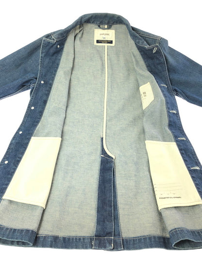 【中古品】【メンズ】 GRAND GLOBAL グランドグローバル OKAYAMA DENIM JACKET 岡山 デニムジャケット ライトアウター 145-261001-na-25-tagh サイズ：40 カラー：インディゴ 万代Net店
