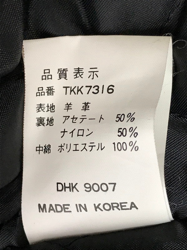 【中古品】【メンズ】 TIME&TIDE タイムアンドタイド LEATHER COAT TKK7316 レザーコート アウター 147-261025-na-06-tagh サイズ：L カラー：ブラック 万代Net店