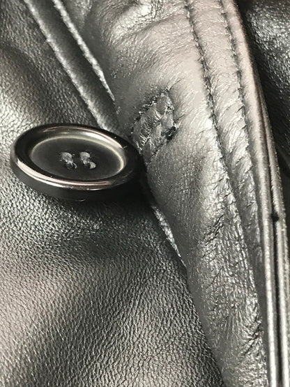 【中古品】【メンズ】 TIME&TIDE タイムアンドタイド LEATHER COAT TKK7316 レザーコート アウター 147-261025-na-06-tagh サイズ：L カラー：ブラック 万代Net店
