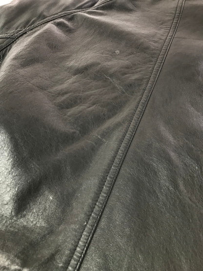 【中古品】【メンズ】 TIME&TIDE タイムアンドタイド LEATHER COAT TKK7316 レザーコート アウター 147-261025-na-06-tagh サイズ：L カラー：ブラック 万代Net店