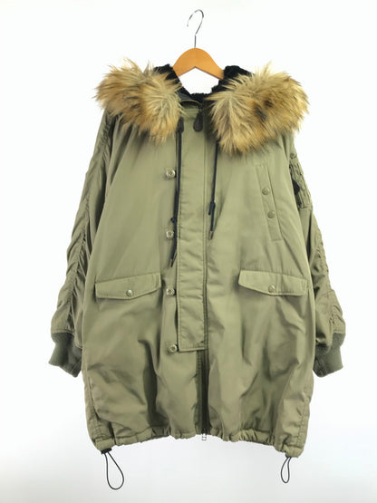 【中古品】【レディース】 MOUSSY マウジー MILITARY JACKET 010BAH30-6240-1 ミリタリージャケット アウター 169-261025-na-09-tagh サイズ：1 カラー：カーキ 万代Net店