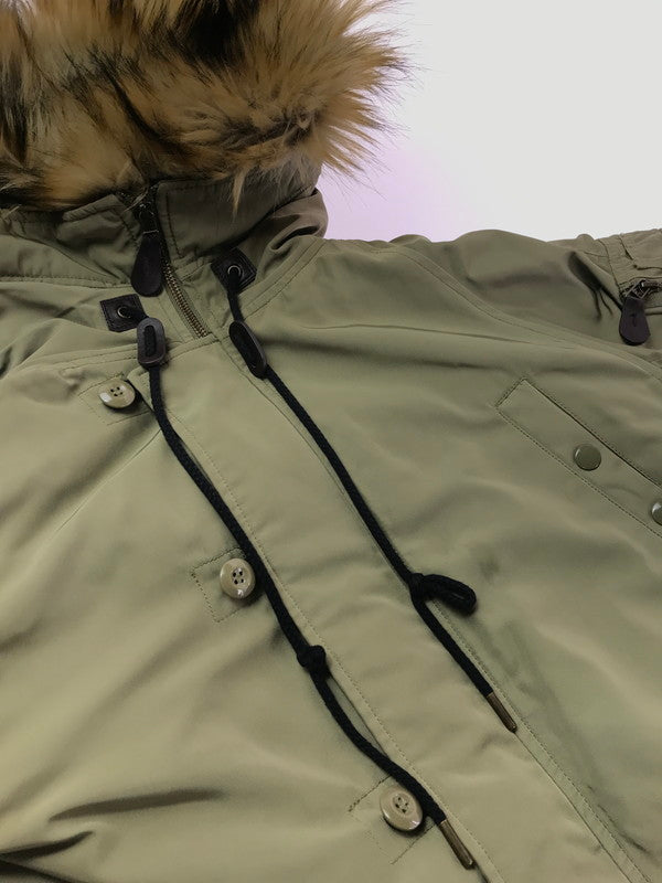 【中古品】【レディース】 MOUSSY マウジー MILITARY JACKET 010BAH30-6240-1 ミリタリージャケット アウター 169-261025-na-09-tagh サイズ：1 カラー：カーキ 万代Net店