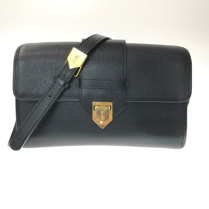 【中古品】【レディース】 YVES SAINT LAURENT イヴ・サンローラン CASSANDRA SHOULDER BAG カサンドラショルダーバッグ カバン 180-260923-rt-13-tagh カラー：ブラック 万代Net店