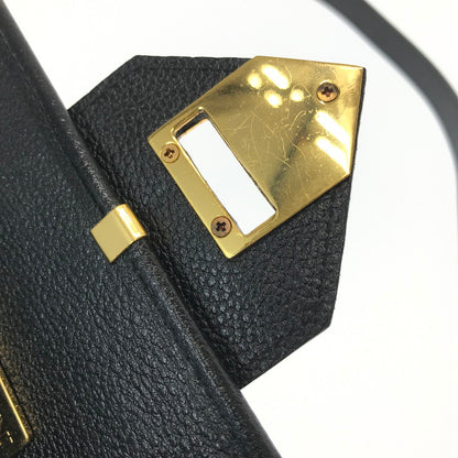 【中古品】【レディース】 YVES SAINT LAURENT イヴ・サンローラン CASSANDRA SHOULDER BAG カサンドラショルダーバッグ カバン 180-260923-rt-13-tagh カラー：ブラック 万代Net店