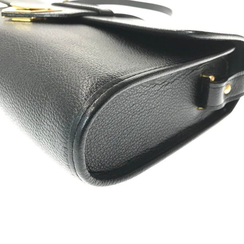 【中古品】【レディース】 YVES SAINT LAURENT イヴ・サンローラン CASSANDRA SHOULDER BAG カサンドラショルダーバッグ カバン 180-260923-rt-13-tagh カラー：ブラック 万代Net店