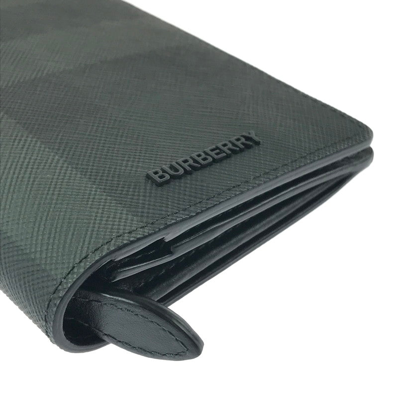 【中古美品】【メンズ】 BURBERRY バーバリー LONG WALLET 8070199 ロングウォレット 長財布 200-261013-na-24-tagh カラー：チャコール 万代Net店