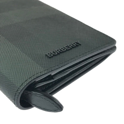 【中古美品】【メンズ】 BURBERRY バーバリー LONG WALLET 8070199 ロングウォレット 長財布 200-261013-na-24-tagh カラー：チャコール 万代Net店