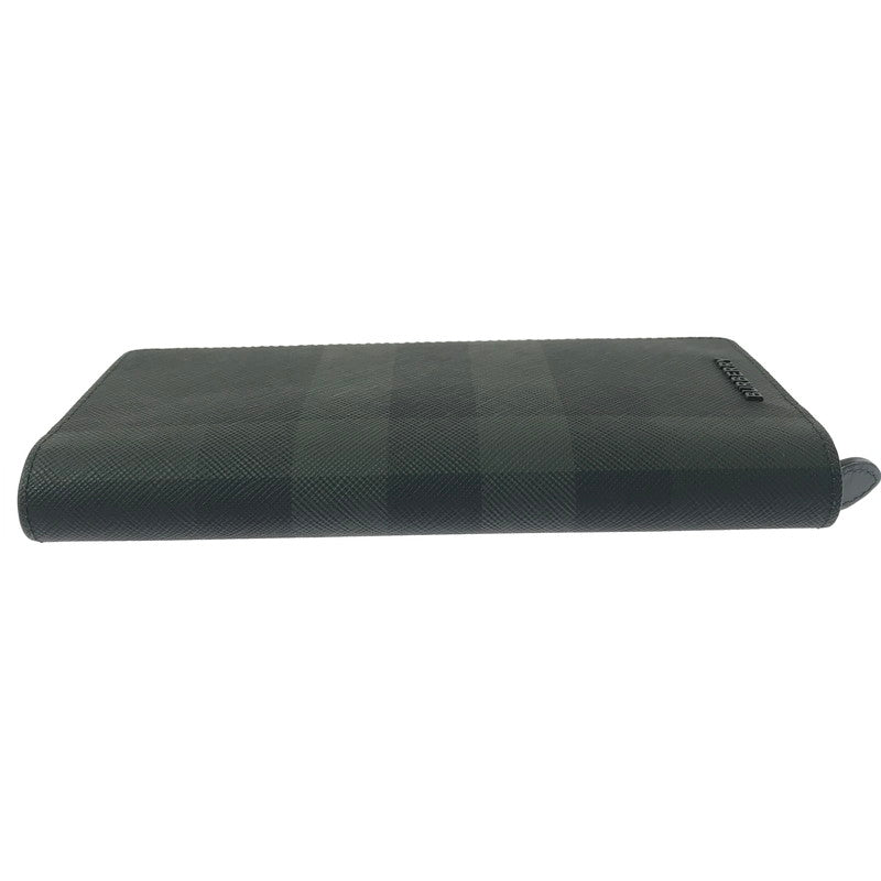 【中古美品】【メンズ】 BURBERRY バーバリー LONG WALLET 8070199 ロングウォレット 長財布 200-261013-na-24-tagh カラー：チャコール 万代Net店