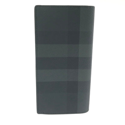 【中古美品】【メンズ】 BURBERRY バーバリー LONG WALLET 8070199 ロングウォレット 長財布 200-261013-na-24-tagh カラー：チャコール 万代Net店