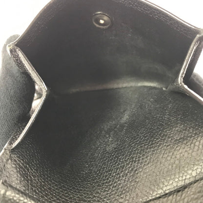 【中古品】【メンズ】 VALEXTRA ヴァレクストラ COMPACT WALETT コンパクト ウォレット 二つ折り財布 200-261013-na-30-tagh カラー：ブラック 万代Net店