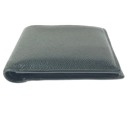 【中古品】【メンズ】 VALEXTRA ヴァレクストラ COMPACT WALETT コンパクト ウォレット 二つ折り財布 200-261013-na-30-tagh カラー：ブラック 万代Net店