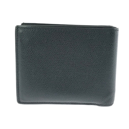 【中古品】【メンズ】 VALEXTRA ヴァレクストラ COMPACT WALETT コンパクト ウォレット 二つ折り財布 200-261013-na-30-tagh カラー：ブラック 万代Net店