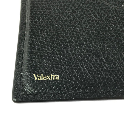 【中古品】【メンズ】 VALEXTRA ヴァレクストラ COMPACT WALETT コンパクト ウォレット 二つ折り財布 200-261013-na-30-tagh カラー：ブラック 万代Net店