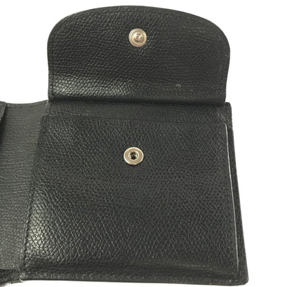 【中古品】【メンズ】 VALEXTRA ヴァレクストラ COMPACT WALETT コンパクト ウォレット 二つ折り財布 200-261013-na-30-tagh カラー：ブラック 万代Net店