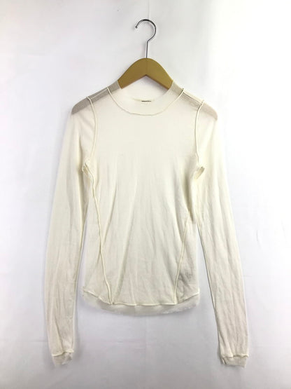 【中古品】【レディース】 TODAYFUL トゥデイフル SHEER CREWNECK LONG T-SHIRTS 12410608 シアー クルーネック ロング Tシャツ カットソー 170-260925-na-01-tagh サイズ：F カラー：ホワイト 万代Net店