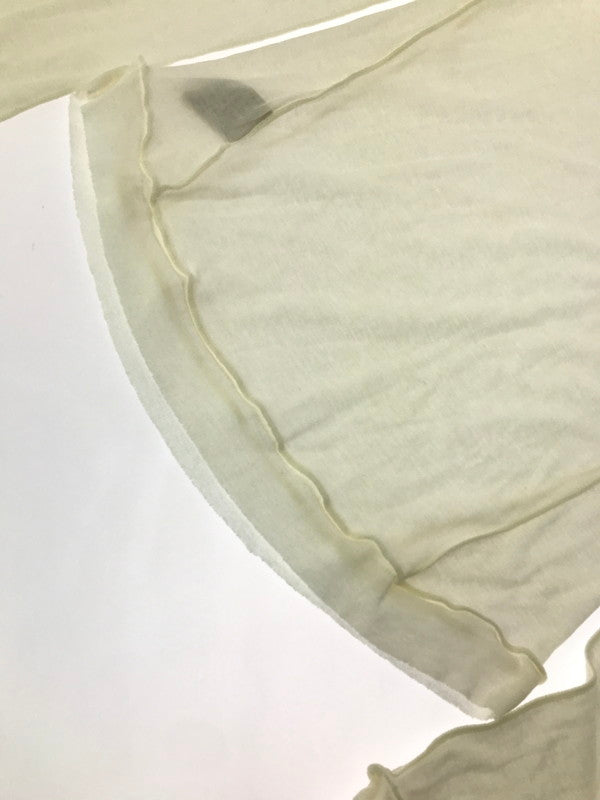 【中古品】【レディース】 TODAYFUL トゥデイフル SHEER CREWNECK LONG T-SHIRTS 12410608 シアー クルーネック ロング Tシャツ カットソー 170-260925-na-01-tagh サイズ：F カラー：ホワイト 万代Net店