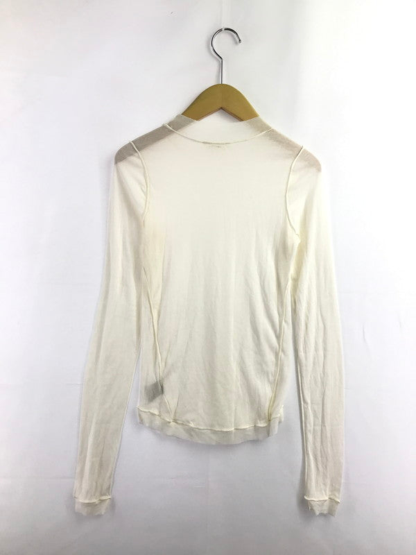 【中古品】【レディース】 TODAYFUL トゥデイフル SHEER CREWNECK LONG T-SHIRTS 12410608 シアー クルーネック ロング Tシャツ カットソー 170-260925-na-01-tagh サイズ：F カラー：ホワイト 万代Net店