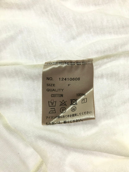 【中古品】【レディース】 TODAYFUL トゥデイフル SHEER CREWNECK LONG T-SHIRTS 12410608 シアー クルーネック ロング Tシャツ カットソー 170-260925-na-01-tagh サイズ：F カラー：ホワイト 万代Net店