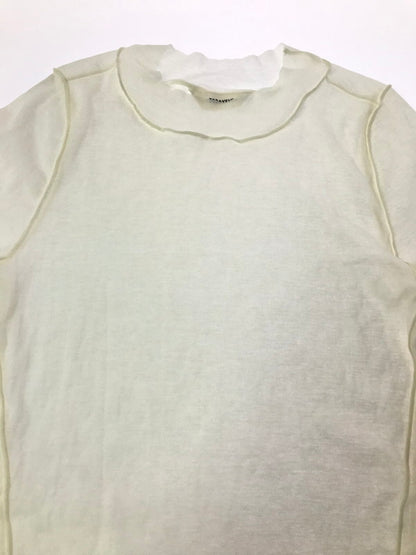 【中古品】【レディース】 TODAYFUL トゥデイフル SHEER CREWNECK LONG T-SHIRTS 12410608 シアー クルーネック ロング Tシャツ カットソー 170-260925-na-01-tagh サイズ：F カラー：ホワイト 万代Net店