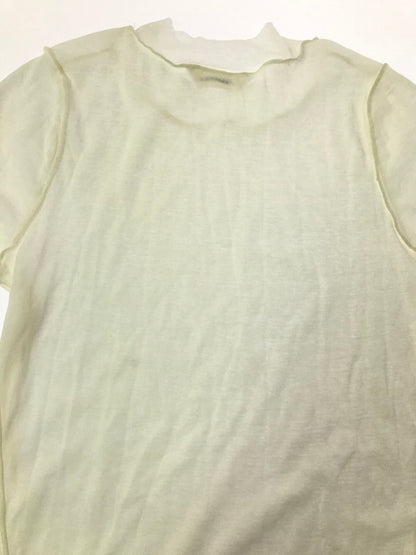 【中古品】【レディース】 TODAYFUL トゥデイフル SHEER CREWNECK LONG T-SHIRTS 12410608 シアー クルーネック ロング Tシャツ カットソー 170-260925-na-01-tagh サイズ：F カラー：ホワイト 万代Net店