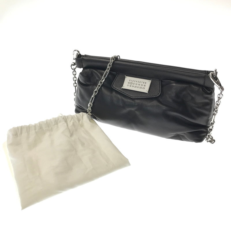 【中古品】【レディース】 MAISON MARGIELA メゾン マルジェラ GLAM SLAM CHAIN SHOULDER BAG S56WF0160 グラムスラム チェーン ショルダーバッグ クラッチバッグ カバン 180-260928-na-10-tagh カラー：ブラック 万代Net店