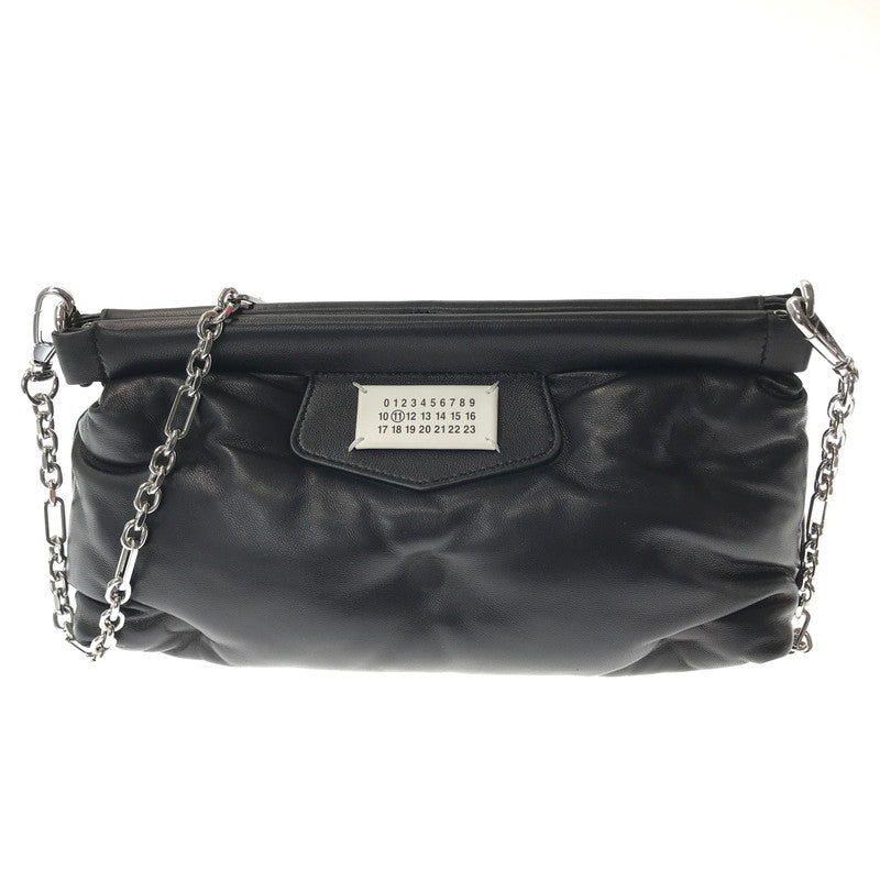 【中古品】【レディース】 MAISON MARGIELA メゾン マルジェラ GLAM SLAM CHAIN SHOULDER BAG S56WF0160 グラムスラム チェーン ショルダーバッグ クラッチバッグ カバン 180-260928-na-10-tagh カラー：ブラック 万代Net店