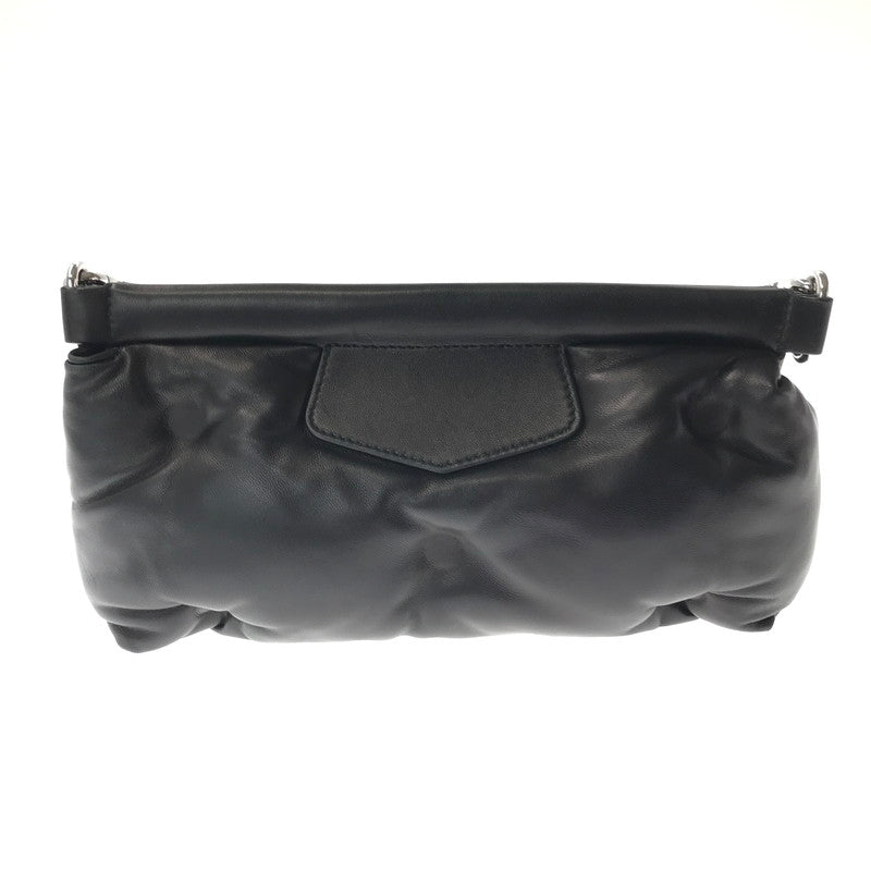 【中古品】【レディース】 MAISON MARGIELA メゾン マルジェラ GLAM SLAM CHAIN SHOULDER BAG S56WF0160 グラムスラム チェーン ショルダーバッグ クラッチバッグ カバン 180-260928-na-10-tagh カラー：ブラック 万代Net店