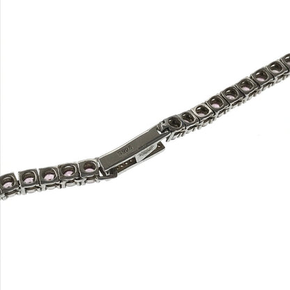 【中古品】【メンズ】 AVALANCHE アヴァランチ SV925 SILVER TENNIS NECKLACE AHNL-D001-3MM-PK シルバー テニス ネックレス アクセサリー 192-260928-na-02-tagh カラー：ピンク 万代Net店
