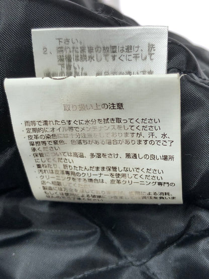 【中古品】【メンズ】 POLO BY RALPH LAUREN ポロバイラルフローレン 90's FULL ZIP LEATHER VARSITY JACKET KK-RL-CW-0203 インパクト21 パーカー 146-260930-rt-12-tagh サイズ：M カラー：ブラック 万代Net店