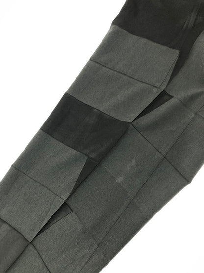 【中古品】【メンズ】 ME ISSEY MIYAKE ミー イッセイミヤケ PRESSED PLEAT PRINTED WIDE LEG PANTS MI01FF801 プレス プリーツ プリント ワイドパンツ ボトムス 168-261001-na-10-tagh サイズ：F カラー：ブラック/グレー 万代Net店