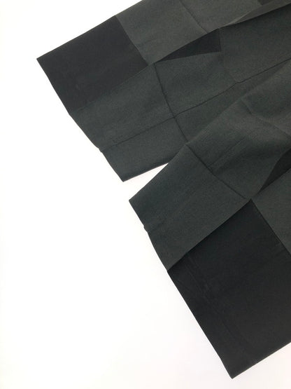 【中古品】【メンズ】 ME ISSEY MIYAKE ミー イッセイミヤケ PRESSED PLEAT PRINTED WIDE LEG PANTS MI01FF801 プレス プリーツ プリント ワイドパンツ ボトムス 168-261001-na-10-tagh サイズ：F カラー：ブラック/グレー 万代Net店