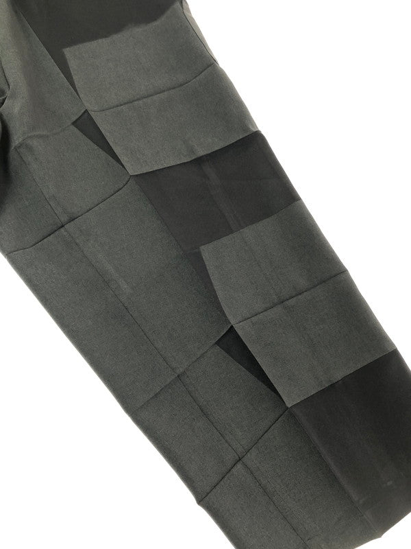 【中古品】【メンズ】 ME ISSEY MIYAKE ミー イッセイミヤケ PRESSED PLEAT PRINTED WIDE LEG PANTS MI01FF801 プレス プリーツ プリント ワイドパンツ ボトムス 168-261001-na-10-tagh サイズ：F カラー：ブラック/グレー 万代Net店